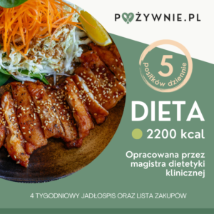 dieta 2200 kcal 5 posiłków dziennie