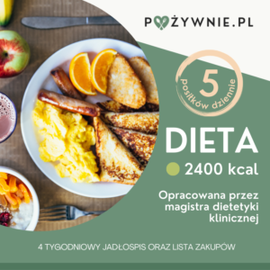 dieta 2400 kcal 5 posiłków dziennie