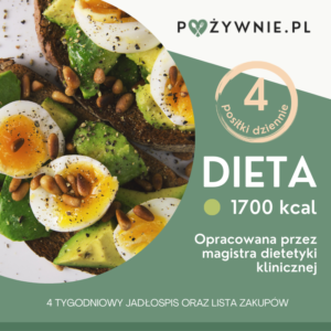 dieta 1700 kcal 4 posiłki dziennie