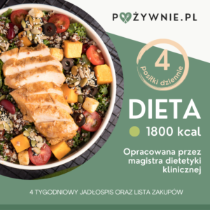 dieta 1800 kcal 4 posiłki dziennie