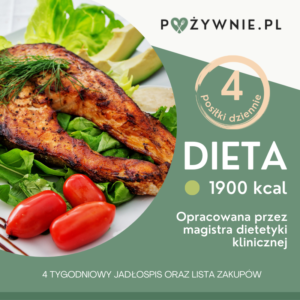 dieta 1900 kcal 4 posiłki dziennie