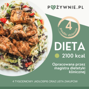 dieta 2100 kcal 4 posiłki dziennie