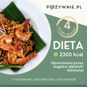 dieta 2300 kcal 4 posiłki dziennie