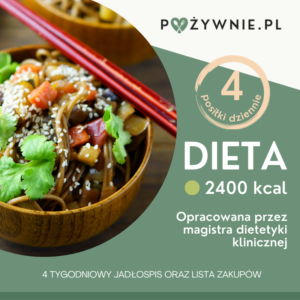 dieta 2400 kcal 4 posiłki dziennie
