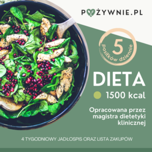 dieta 1500 kcal 5 posiłków dziennie
