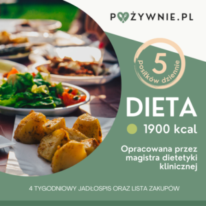 dieta 1900 kcal 5 posiłków dziennie
