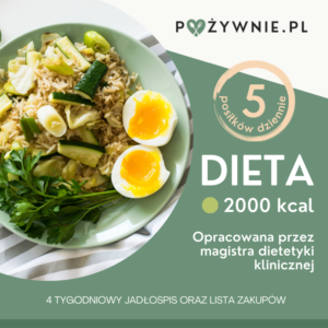 dieta 2000 kcal 5 posiłków dziennie
