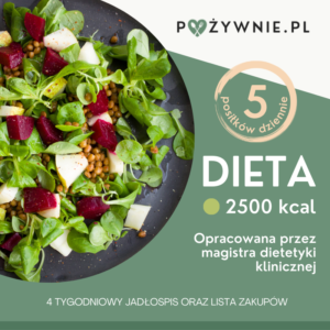Dieta 2500 kcal - 5 posiłków