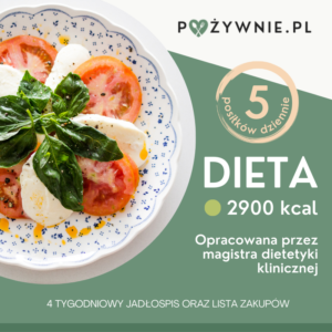 Dieta 2900 kcal - 5 posiłków
