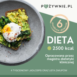 Dieta 2500 kcal - 6 posiłków
